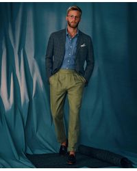 Brooks Brothers - The Ghurka Pant In Linen-cotton Blend Pants - Lyst