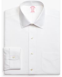 Brooks Brothers - Slim Fit Non-Iron Stretch Cotton Dress Shirt With Ainsley Collar - Lyst