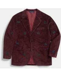 Brooks Brothers - Embroidered Corduroy Sack Blazer - Lyst