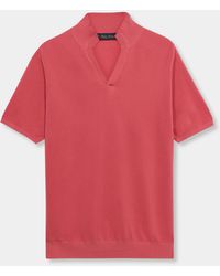 Brooks Brothers - Open Collar Piqué Knit Polo - Lyst