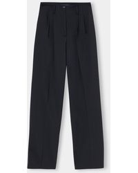 Brooks Brothers - Wool Blend Stretch Pleated Trousers - Lyst