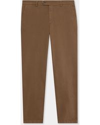 Brooks Brothers - Regular Fit Microtwill Stretch Cotton Chino - Lyst