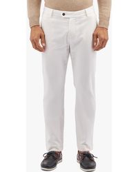 Brooks Brothers - White Stretch Cotton Chinos - Lyst