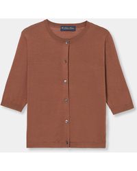 Brooks Brothers - Seidenmischung-Cardigan - Lyst