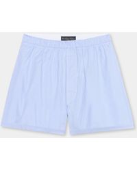 Brooks Brothers - Micro Stripe Cotton Boxer - Lyst
