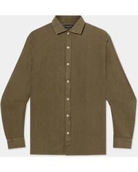 Brooks Brothers - Slim Fit Linen Shirt With Spread Collar - Lyst