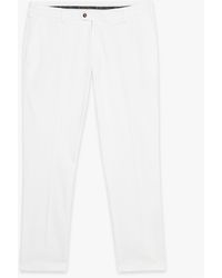 Brooks Brothers - White Slim Fit Double Twisted Cotton Chinos - Lyst