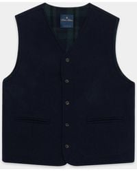 Brooks Brothers - Reversible Blackwatch Knit Vest - Lyst
