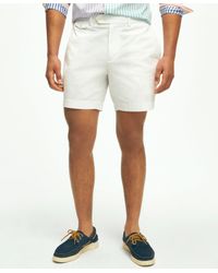 Brooks Brothers - 7" Canvas Poplin Shorts In Supima Cotton - Lyst
