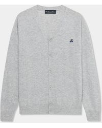 Brooks Brothers - Cardigan With Logo - Lyst