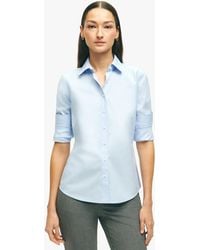 Brooks Brothers - Camicia Regular Fit Non-iron In Cotone Stretch - Lyst