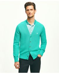 Brooks Brothers - Cardigan In Egyptian Cotton - Lyst