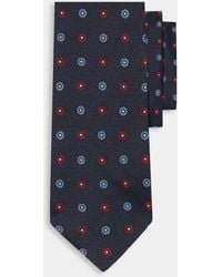 Brooks Brothers - Cravate En Soie À Motif À Micro Fleurs - Lyst