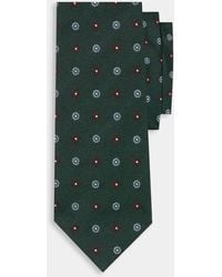 Brooks Brothers - Micro Flower Silk Tie - Lyst