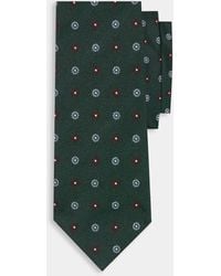 Brooks Brothers - Cravate En Soie À Motif À Micro Fleurs - Lyst
