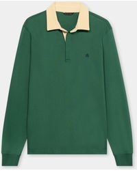 Brooks Brothers - Rugby Polo With Corduroy Collar - Lyst