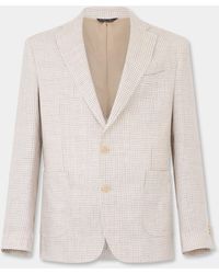 Brooks Brothers - Pied De Poule Linen-Wool Blazer - Lyst