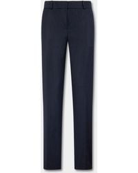 Brooks Brothers - Pinstripe Cigarette Fit Virgin Wool Trousers - Lyst
