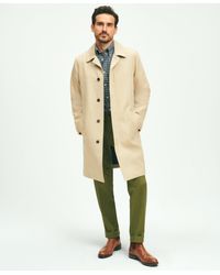 Brooks Brothers - Cotton Driving Coat - Lyst