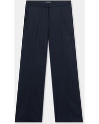Brooks Brothers - Wide-Leg Stretch Virgin Wool Pants - Lyst