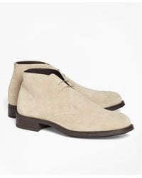 Brooks Brothers 1818 Footwear Suede Chukka Boots - Natural