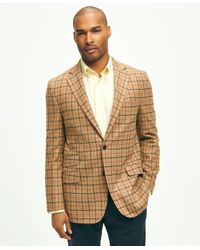 Brooks Brothers - Classic Fit Lambswool Twill Checked 1818 Sport Coat - Lyst