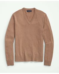 Brooks Brothers - 3-ply Cashmere V-neck Sweater - Lyst