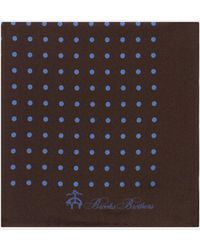Brooks Brothers - Polka Dot Silk Pochette - Lyst