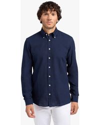 Brooks Brothers - Slim Fit Cotton-Linen Chambray Button Down Shirt - Lyst
