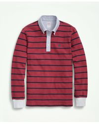 Brooks Brothers - Cotton Stripe Rugby Shirt - Lyst