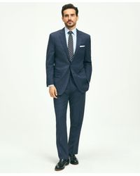 Brooks Brothers - Traditional Fit Wool Checked 1818 Suit - Lyst