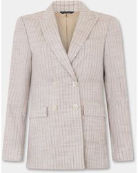 Brooks Brothers - Pinstripe Cotton Blend Blazer - Lyst