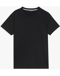Brooks Brothers - Black Cotton Crewneck T-shirt - Lyst