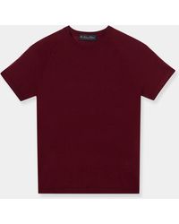 Brooks Brothers - Short-Sleeved Merino Wool Crewneck - Lyst