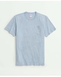 Brooks Brothers - Washed Supima Cotton Pocket Crewneck T-shirt - Lyst