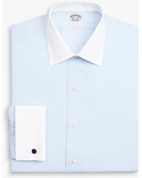 Brooks Brothers - Light Slim Fit Non-Iron Stretch Supima Cotton Pinpoint Oxford Cloth Dress Shirt With Ainsley Collar - Lyst
