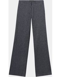 Brooks Brothers - Straight Fit Cotton Linen Twill Trousers - Lyst