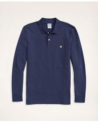 Brooks Brothers - Golden Fleece Stretch Supima Long-sleeve Polo Shirt - Lyst