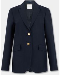 Brooks Brothers - Hopsack Virgin Wool Blazer With Buttons - Lyst