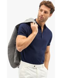 Brooks Brothers - Navy Silk-cashmere Blend Polo Shirt - Lyst