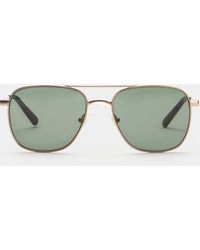 Brooks Brothers - Matte Pilot Sunglasses - Lyst