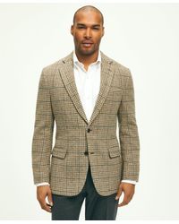 Brooks Brothers - Classic Fit Wool Tweed Checked 1818 Sport Coat - Lyst