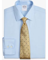 Brooks Brothers - Pastellblaues Slim-fit Non-iron Hemd Aus Baumwollstretch Mit Ainsley-kragen - Lyst