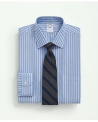 Brooks Brothers - Stretch Supima Cotton Non-iron Poplin Ainsley Collar, Striped Dress Shirt - Lyst