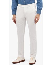 Brooks Brothers - White Stretch Cotton Chinos - Lyst
