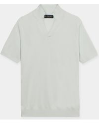 Brooks Brothers - Open Collar Piqué Knit Polo - Lyst