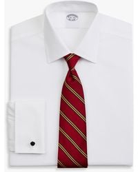 Brooks Brothers - Weißes Regular-fit Non-iron Anzughemd Aus Stretch-baumwolle Mit Ainsley-kragen - Lyst