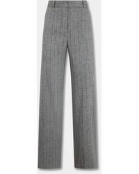 Brooks Brothers - Straight Fit Pinstripe Trousers - Lyst