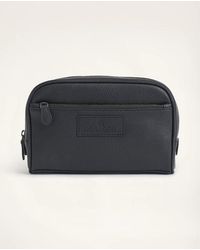 Brooks Brothers - Pebbled Leather Dopp Kit Shoes - Lyst