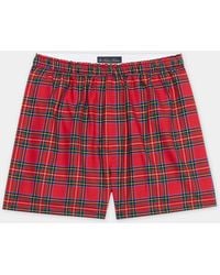 Brooks Brothers - Tartan Cotton Boxer - Lyst